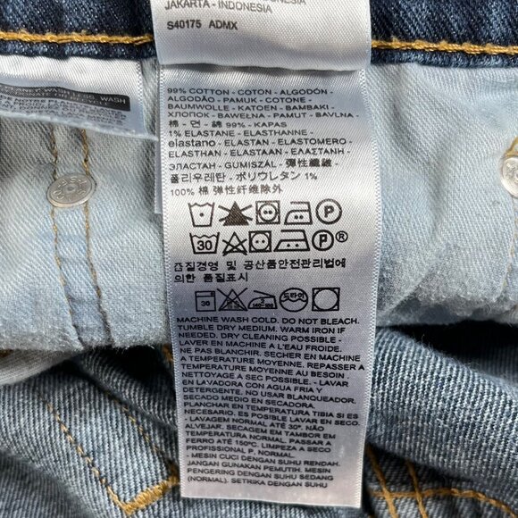 Levis 505 Jeans Mens 38 X 30 Medium Wash Casual Comfortable - Picture 9 of 12